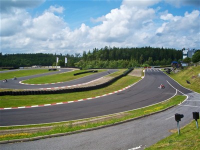 Gokart på Rudskogen Motorsenter