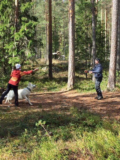 Kaster fille mellom seg før skuddet