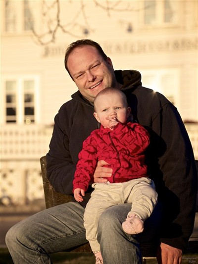 Julianne og pappa <3