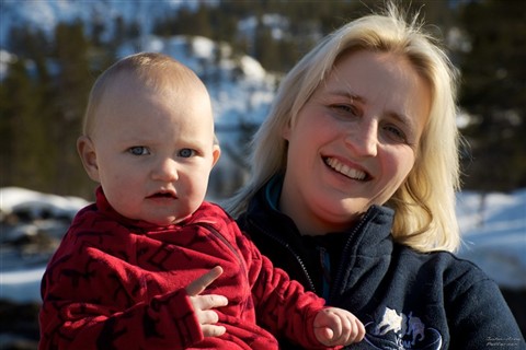 Julianne og mamma