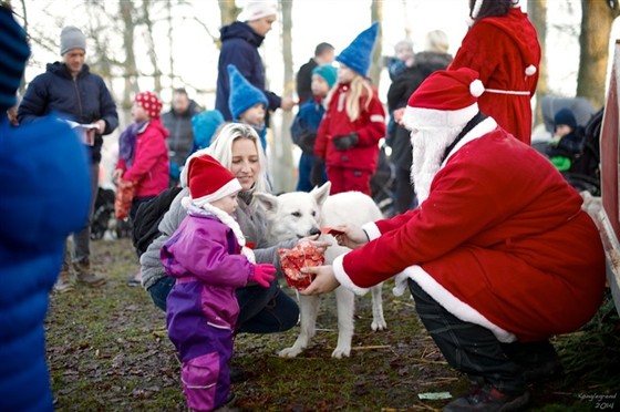 Og vi møtte Julenissen denne helgen også! 